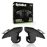 SpinBot Battlemods X1 | Mobile Gaming Triggers For Smartphone| For Bgmi/Free Fire Max/Cod Mobile- (Black)