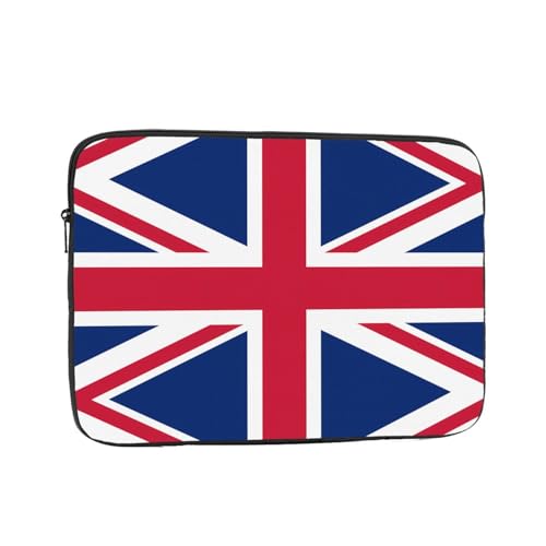 British Flag Laptop Sleeve Case 15 Inch Suitable For Notebook Computer Tablet Traveling Carrying Simple Case