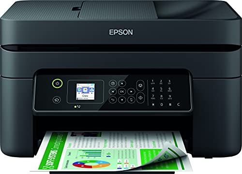 Epson Workforce WF-2840DWF Print/Scan/Copy/Fax Wi-Fi Printer With ADF, Black