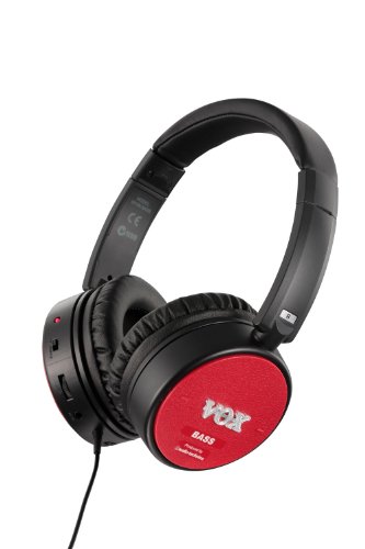 Vox amPhone Bass - Auriculares de cabeça fechados, preto