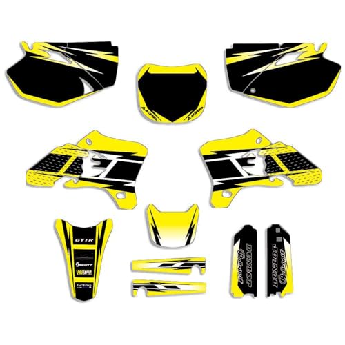 ENARUI Kit Déco Autocollant Stickers Compatible avec Yamaha 250 450 YZF YZ250F YZ450F 2003 2004 2005