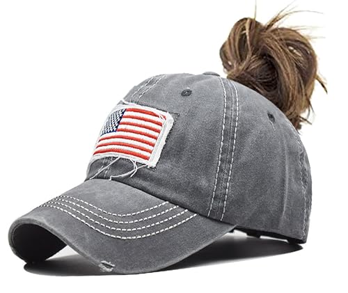 Image of FGSS Patriotic Baseball-Caps USA-Flag Hat Unisex 4th-July Baseball Hat