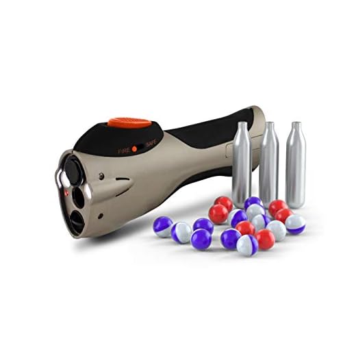 PepperBall Mobile Lightweight Personal Defense Launcher Kit, Non-Lethal Protection Pepper Ball for Self Defense Includes Projectiles and Cartridges