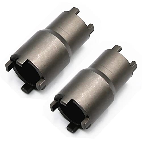 Image of 20mm 24mm Clutch Lock Nut Removal Tool,4-Pin Spanner Socket Wrench | For Motorcycle ATV Dirt Bike (2PCS)