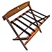 DangLeKJ Porte-Bagages de Chambre Support de Support de Valise en Bois Massif d'hôtel, Tabouret Pliant de Pause de Voyage, étagère d'atterrissage, 24,8 × 16,9 × 24 Pouces