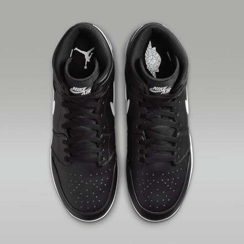 Jordan 1 Retro MCS Men's Baseball Cleats (AV5354-011, Black/White) Size 11.54
