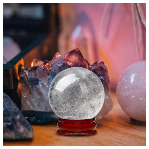 40mm Crystal Ball with Stand - Mystic Home Décor