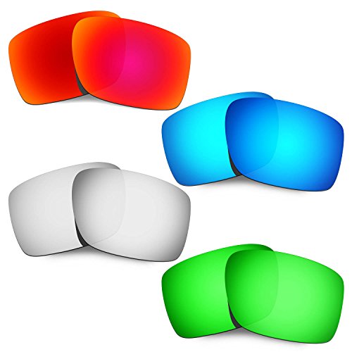 Lentille pour Oakley Double Edge verte renforcée contre les rayures
