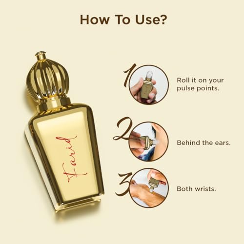 The Man Company 100% Alcohol-Free Attar Perfume for Men – Farid Emir Collection | Premium Long Lasting Fragrance | 35% Highly Concentrated Perfume Oil - Image 7