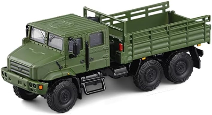 FloZfor JKM MV3 Six Wheel 6X6 Military Transport Truck Military Green 1:64 Tank Pre-built Model
