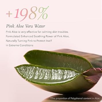 APRILSKIN Pink Aloe Facial Polish Cleanser with Heart-Shaped Plush Facial Cleansing Sponge