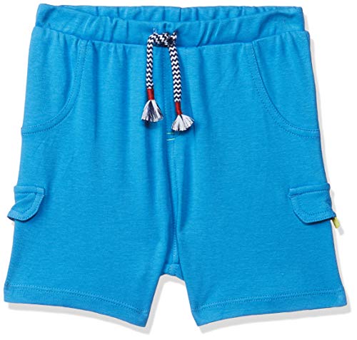 Image of miniklub Boys Red & Blue Printed T-Shirt With Shorts