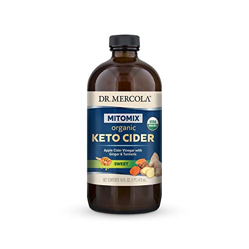 Dr. Mercola Organic Blueberry Apple Cider Vinegar with Ginger & Turmeric (16 fl. oz. per Bottle): 1 Bottle