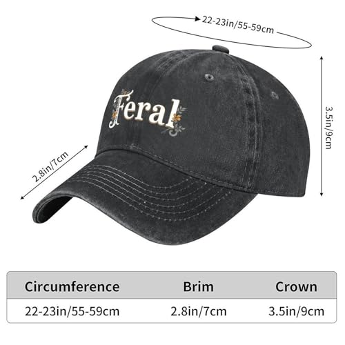 Gorra de béisbol unisex vintage estilo denim lavado miniatura 2