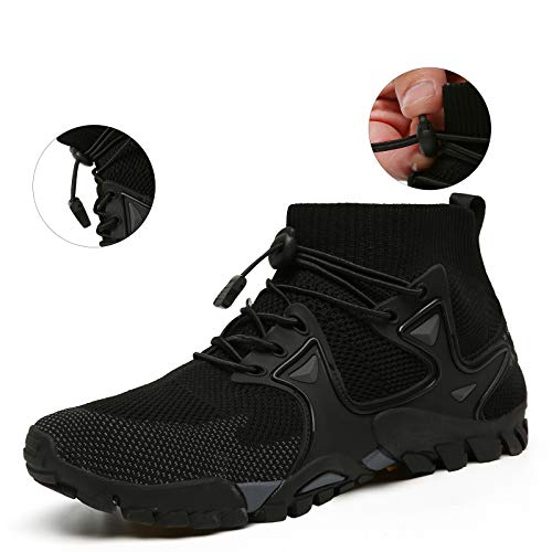 Hiking Shoes Mens Womens Outdoor Athletic Sports Shoes Walking Shoes Trail Running Shoes Trekking Climbing Stylish Slip Resistant Fitness Walking Jogging Sock Sneakers Travel Lightweight Barefoot #TOP2