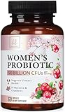 Probiotics for Women Pills with Cranberry - 16 Premium Strains for Vaginal PH Balance, Digestive Health, Immune Support - 90 Billion CFU, Women's Probiotic Supplement for Feminine Health, 60 Capsules