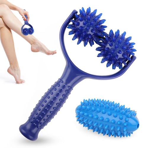 Massageroller Mit Griff, Massagebälle Massage Roller, Selbstmassagerolle,...