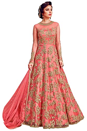 SHAFNUFAB Womens Semi Stitched pakistani suit set for women Ladie...