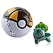 Esportic Poké Bolas Pokéball, Ball figuritas Poké Bolas Pokéball, Poké Bolas, Pokémon Ball, Bola de Pokémon con Pokemon y Pokemon con Figuras Pokemon Toys para niños (Bulbasaur)