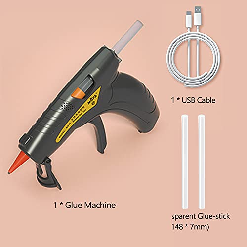 Mufern Cola de fundição a quente Profional Cordl para artesanato USB recarregável Kits de ferramenta