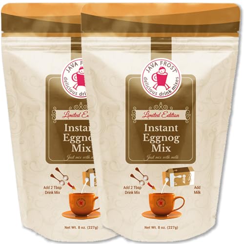Instant Eggnog Drink Mix, 8 oz Bag (2 Pack)