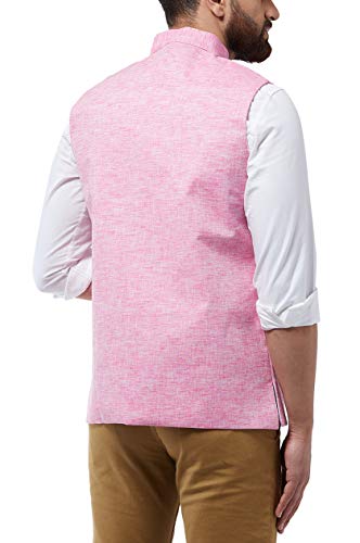 Image of SOJANYA (Since 1958 Men's Cotton Linen Blend Waist Coat