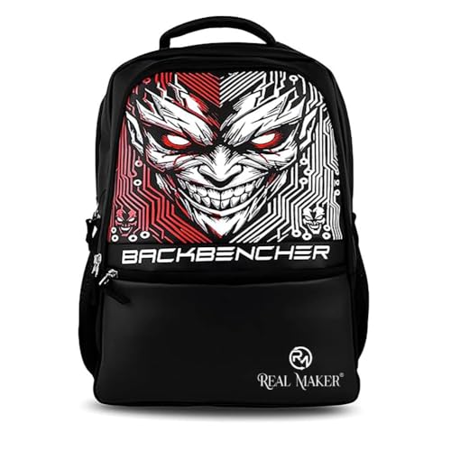 REAL MAKER Backbencher 45L Black Backpack - Image 2