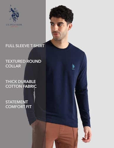 Image of U.S. Polo ASSN. Mens OEE05 Pure Cotton Oversized Lounge T-Shirt