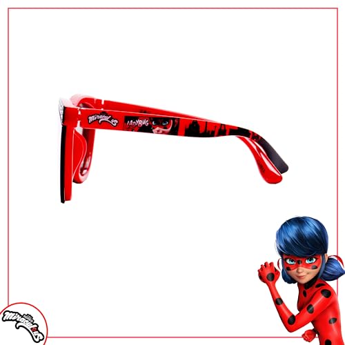 Sun-Staches Miraculous Official Ladybug Sunglasses, Rimless Shades, UV400, One Size Fits Most3