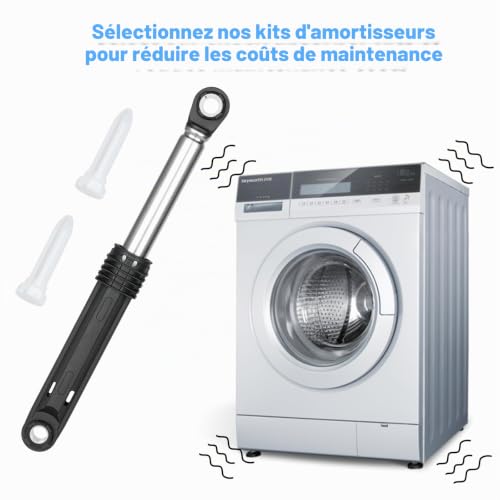 Lot de 3 383EER3001G 4901ER2003A 100N Amortisseur Machine a Laver avec 6 Goupilles pour LG Lave Linge Pièce Détachée 383EER3001F 383EER3001H 383EER3001J – vue 6
