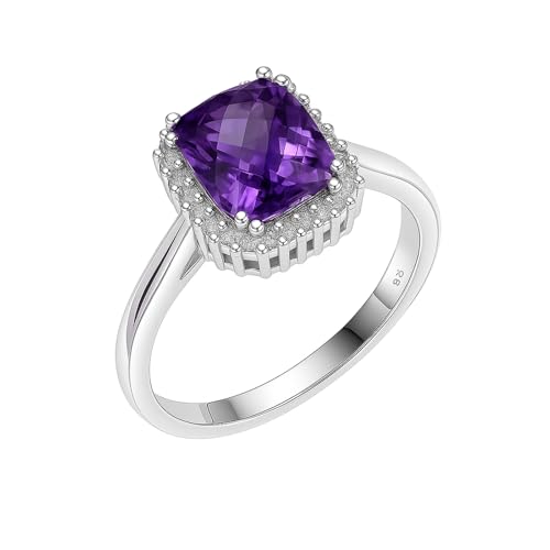 Bague Améthyste Violette Idéale pour Briller en Soirée Cocktail