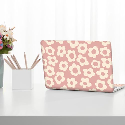 Image of Pink Floral Laptop Skin Sticker Cover Decal, 12 13 13.3 14 15 15.4 15.6 inch Laptop Notebook Vinyl Skin Sticker Cover Personalized Art Protector