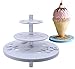 Produktbild DUBENS Anti Gravity Kuchen Kit, 3 Tier Kuchen Stand Rahmen - langlebig, BPA frei, einfach zu reinigen - Unterstützung Struktur Kuchen Dekoration für Hochzeitsparty DIY Kuchenmachen