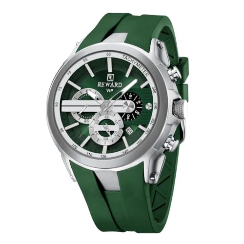 Image of REWARD Analog Green Color Dial Men Watch - RD83046M-H (Pack of 1)