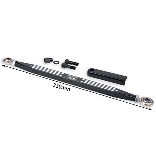 TUINCYN Shift Linkage Lever with Skull Stripe for Harley Davidson ElectraSoftail Road King (1980-2019) Black Motorcycle Gear Lever