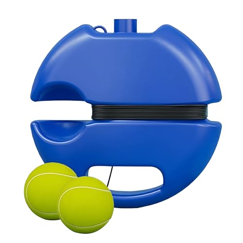 ZUFUMI Tennis Trainer Rebound Ball with 2 String Balls, Tennis Pro Trainer, Portable Tennis Training Equipment, Tennis Rebounder Kit - Ideal for Beginners Sport Exercise