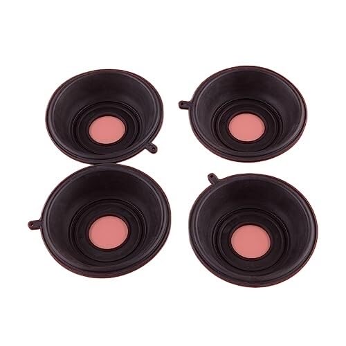 Carburateur Lot De 4 Membranes De Carburateur Noires pour Yzf600R Thundercat 1997-2003 2004 2005 2006 2007 Carb