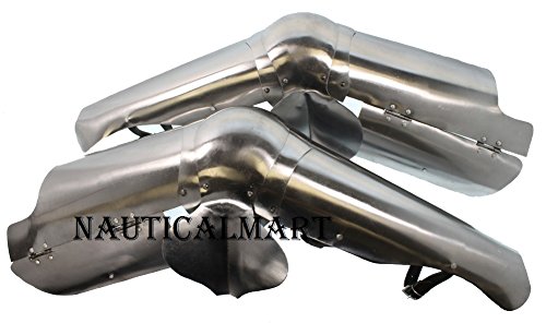 NauticalMart Steel Full Leg Armor Medieval Knight Costume