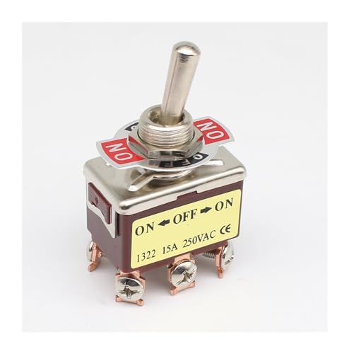 Interrupteur à bascule à 6 broches E-TEN1322 avec capuchon de protection isolant - 5