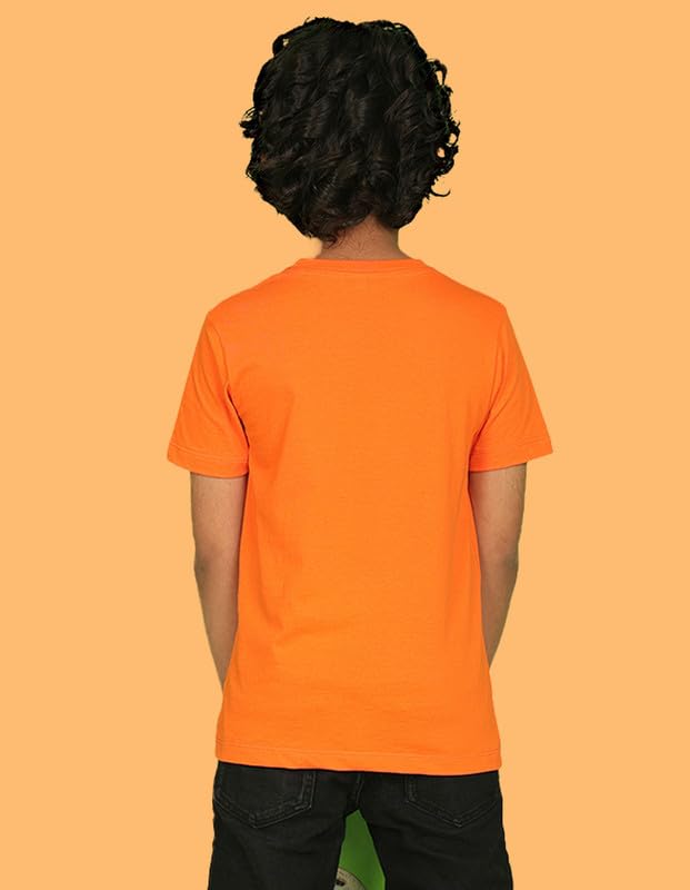 Image of Nusyl Boys Half Sleeves Solid T-Shirt for Kids | Soft Cotton Blend | Comfortable Regular Fit | Casual 2-16 Years | Multiple Colors & Pack Options