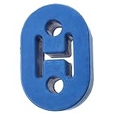 universal endschalldämpfer motorrad mit abe Größe: 74 x 48 x 25 mm Universelle blaue 2-Loch-Auspuff-Gummi-Halterung, Aufhänger, robuste Buchsenstütze.