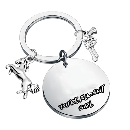 FAADBUK Video Game Inspired Keychain Video Game Lover Gift You’re Alright Girl for Gamer (You’re Alright Girl Keychian)