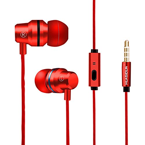 Creazy Metal Stereo Headphone Bass Earphone Sport Headset Hands Free Earbuds With Mic