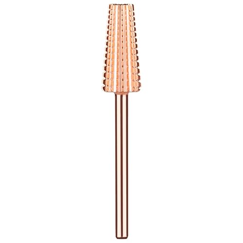 Kiara Sky Rose Gold Drill Bits for E-File Nail Drill (5 In 1 Fine Coarse)