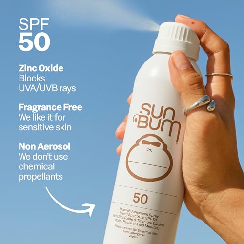Image of Sun Bum Mineral SPF 50 Sunscreen Body Spray - 6 oz