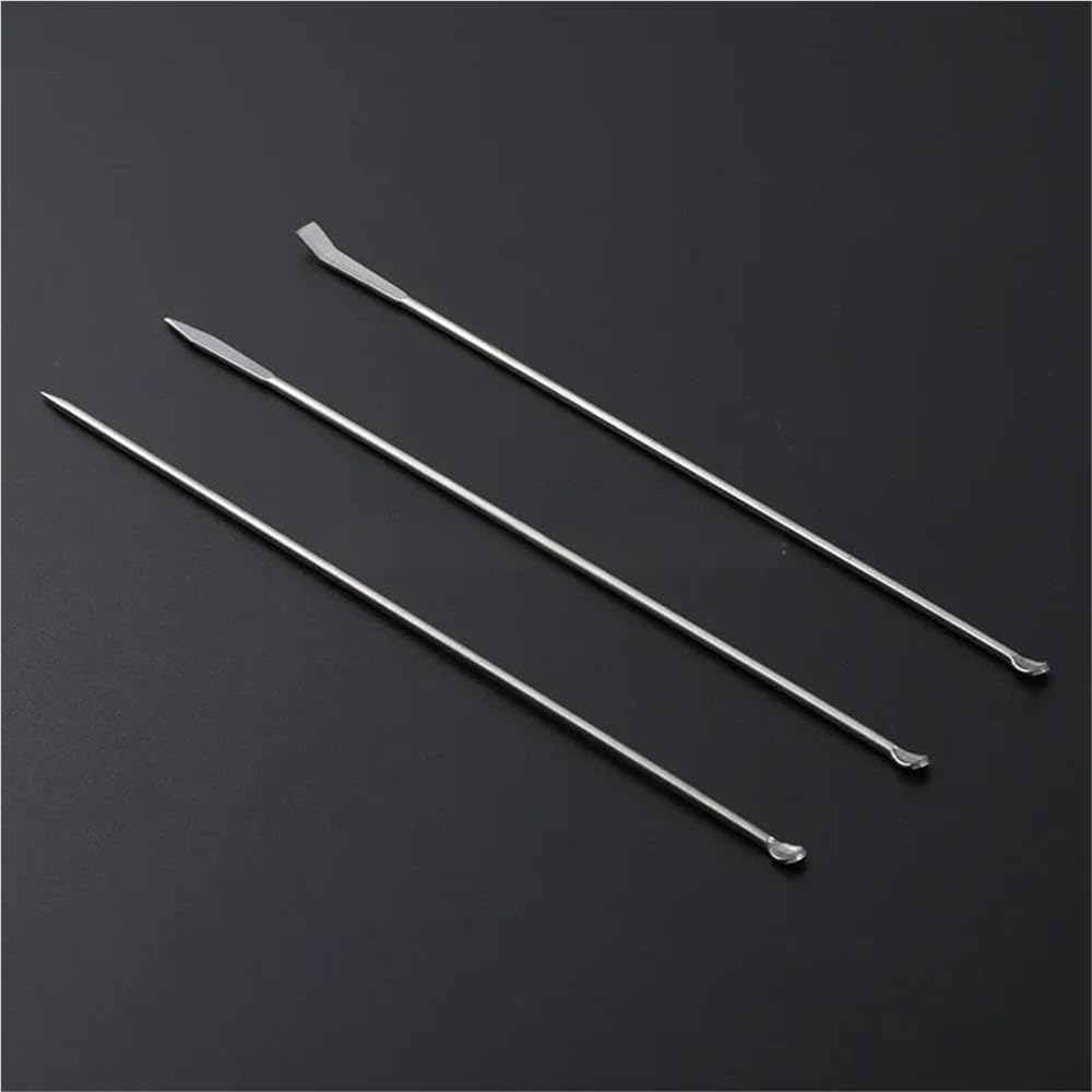 Laborausstattung und -bedarf 3 * 1/set 220mm Edelstahl Kleine Schaben Löffel Labor Schöpfkelle for