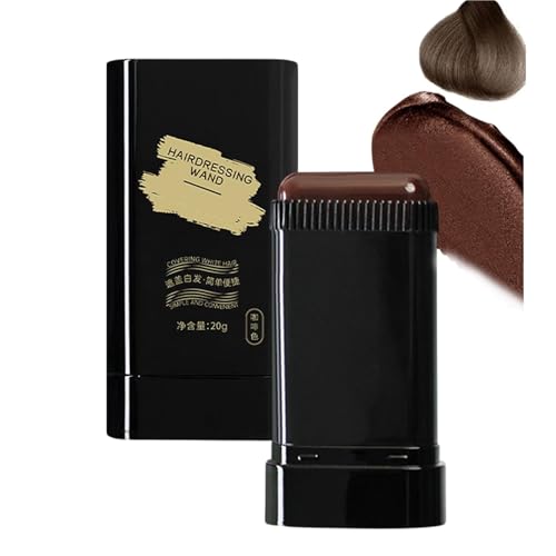 Roseionly - Tinte instantáneo en barra con peine incorporado, peine portátil for cubrir canas, kit de retoque 2 en 1, resistente al agua y al sudor, seguro y práctico for mujeres y hombres.(Coffee,1PC