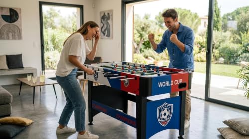 Image of STEP OVER Grandmaster Strongman Foosball Table ||Limited Edition || Strong and Sturdy Model for Adults & Kids ||Home, Office, Resorts, Hotels,Schools|| Heavy Duty|| 2026 Edition