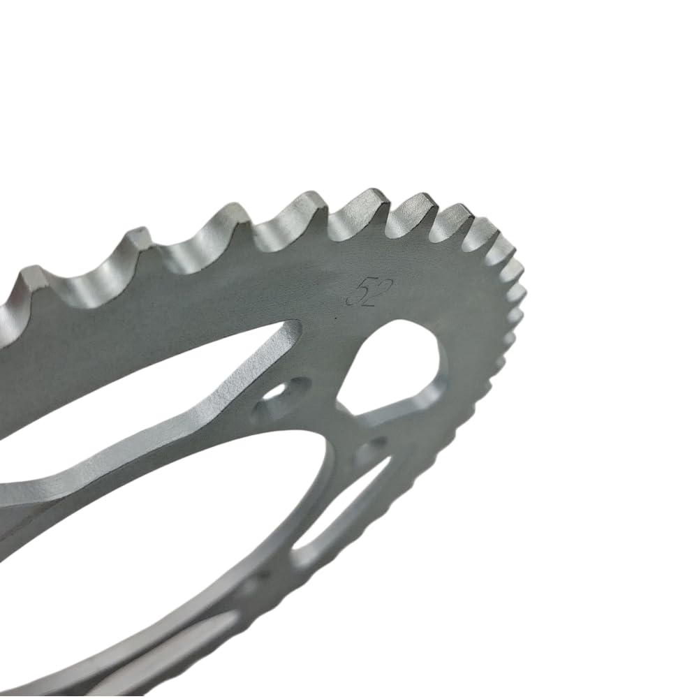 Piñón de cadena trasera de 52 dientes de 125 mm para cadena 520 de 50 cc, 70 cc, 90 cc, 110 cc, 125 cc, 250 cc, Pit Dirt Bike, ATV, quad, motocicleta