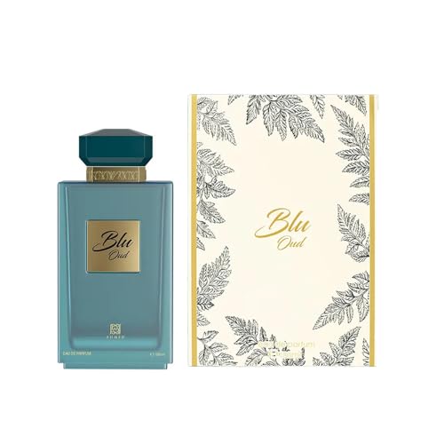 Image of Ahmed Al Maghribi Blu Oud Long Lasting Eau De Parfum for Unisex - 100ml